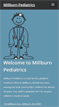 Mobile Screenshot of millburnpediatrics.com