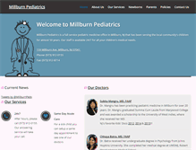 Tablet Screenshot of millburnpediatrics.com